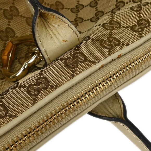 Gucci Beige Heart Bit GG 2way Tote Bag 269957 - Picture 10 of 11